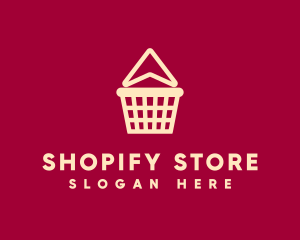 Online Shop Basket logo design