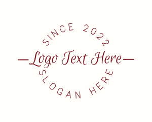 Streetwear - Minimalist Chic Cursive logo design