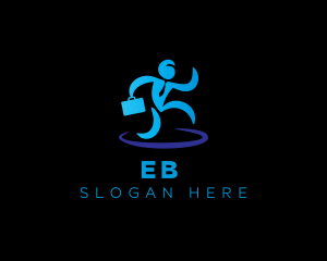 Running - Corporate Employment  Job logo design