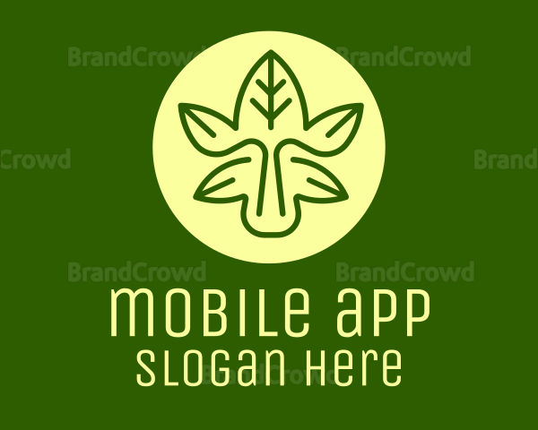 Farming Eco Leaves Logo