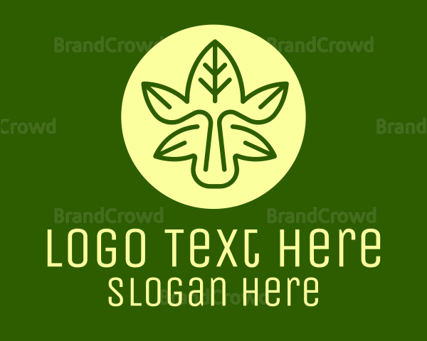 Farming Eco Leaves Logo
