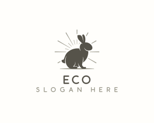 Bunny Rabbit Silhouette Logo