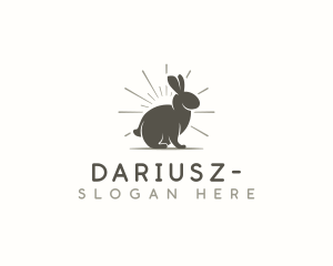 Bunny - Bunny Rabbit Silhouette logo design