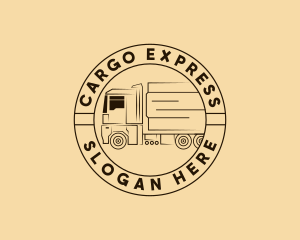 Truck Cargo Logistics logo design