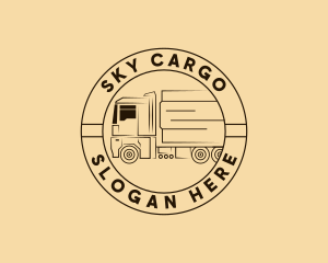 Truck Cargo Logistics logo design