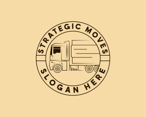 Truck Cargo Logistics logo design