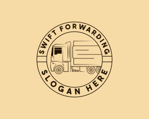 Truck Cargo Logistics logo design