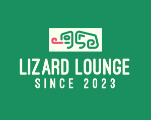 Lizard - Wildlife Iguana Zoo logo design
