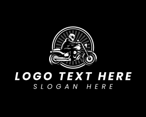 Custom - Motorcycle Touring Rider logo design
