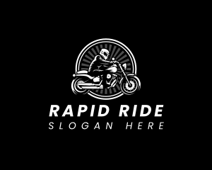 Motorcycle Touring Rider logo design