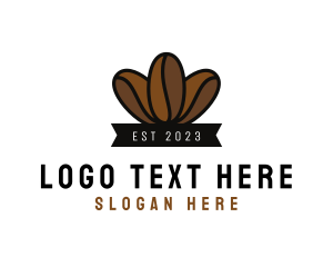 Coffee Beans - Coffee Bean Cafe logo design