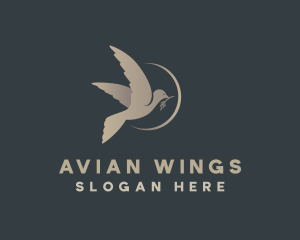 Flying Bird Aviary logo design