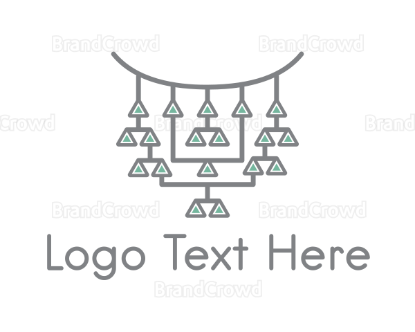 Native Necklace Jewelry Logo