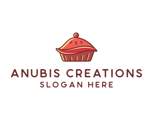 Cherry Pie Dessert logo design