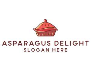 Cherry Pie Dessert logo design