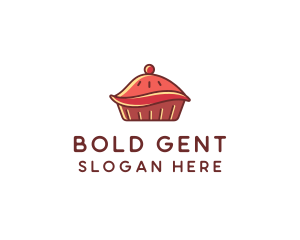 Cherry Pie Dessert logo design