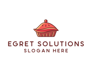 Cherry Pie Dessert logo design