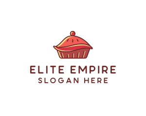 Cherry Pie Dessert logo design