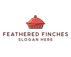 Cherry Pie Dessert logo design