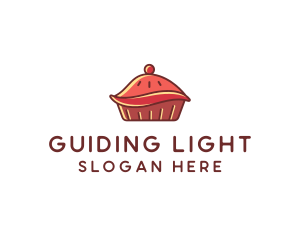 Cherry Pie Dessert logo design