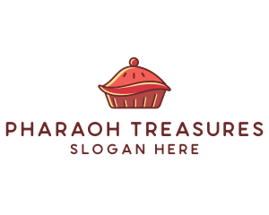 Cherry Pie Dessert logo design