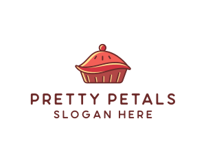 Cherry Pie Dessert logo design