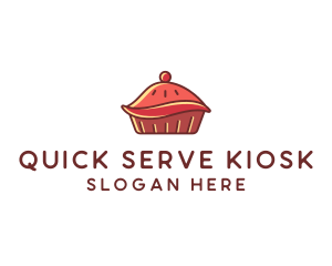 Cherry Pie Dessert logo design