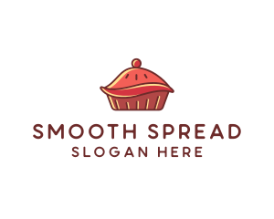 Cherry Pie Dessert logo design