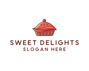 Pastries - Cherry Pie Dessert logo design