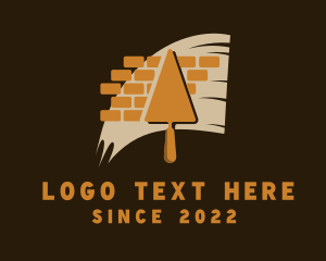 Worker - Brick Construction Mason Towel logo design
