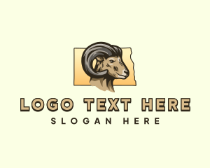 Ram - Ram Sheep Horn logo design