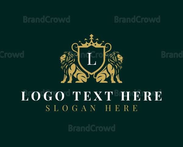 Lion Premium Crown Logo