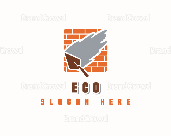 Brick Cement Trowel Logo