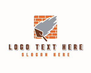 Brick Cement Trowel Logo