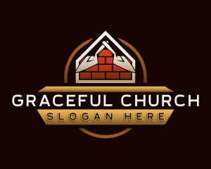 Masonry Brick Construction Logo