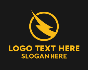 Lightning - Power Electric Energy logo design