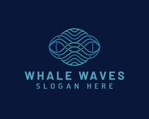 Wave Motion Loop logo design