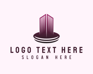 Office Space - Real Estate Tower Building logo design