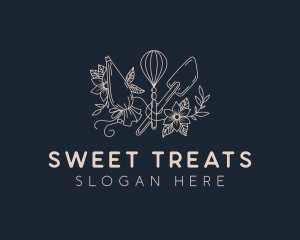 Flower Bakery Confectionery logo design