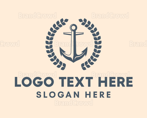 Nautical Seaman Anchor Logo