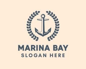 Nautical Seaman Anchor  logo design