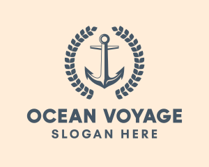 Nautical Seaman Anchor  logo design