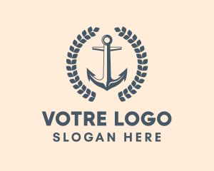 Coast - Nautical Seaman Anchor logo design