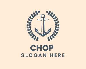 Port - Nautical Seaman Anchor logo design