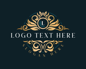 Elegant Floral Deluxe logo design