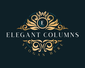 Elegant Floral Deluxe logo design