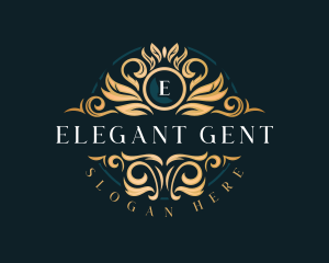 Elegant Floral Deluxe logo design