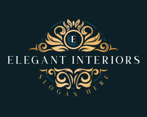 Elegant Floral Deluxe logo design