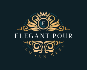 Elegant Floral Deluxe logo design