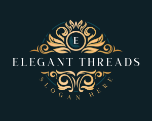 Elegant Floral Deluxe logo design